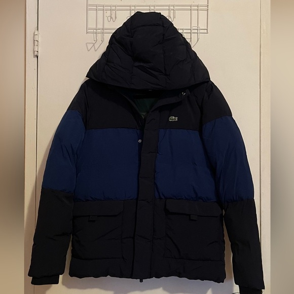 Lacoste 2 Tone Quilted Jacket- 14a- Can fit US Women’s XS - Picture 5 of 10